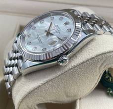 Thumbnail von Rolex Datejust 41 M.O.P Diamond Dial Jubilee Discontinued FULL SET-BOX AND PAPERS LIKE NEW y:2021 first buying receipt