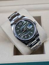 Thumbnail von Rolex Datejust 36 36mm 126200 Palm Dial - Oyster Bracelet Like New Condition Full Set 9-2021