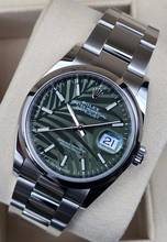 Thumbnail von Rolex Datejust 36 36mm 126200 Palm Dial - Oyster Bracelet Like New Condition Full Set 9-2021