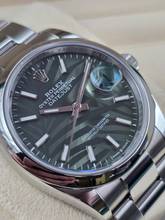Thumbnail von Rolex Datejust 36 36mm 126200 Palm Dial - Oyster Bracelet Like New Condition Full Set 9-2021