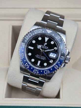  Rolex GMT-Master II 116710BLNR Batman Oyster Bracelet Very Good Condition Full Set 2017 Service 2025 