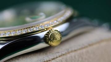 Thumbnail von Rolex Datejust 36 Steel Gold - Factory Diamond Champagne - like New - Fullset