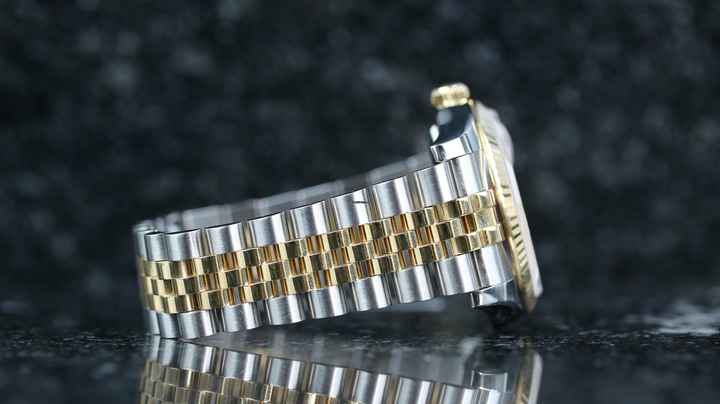  Rolex Datejust 36 Gold Steel - Mother of Pearl - like New - Fullset - 2012 