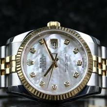 Thumbnail von Rolex Datejust 36 Gold Steel - Mother of Pearl - like New - Fullset - 2012