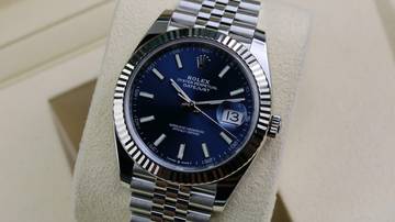 Thumbnail von Rolex Datejust 41 Jubilee - Blue - like New - Fullset - 2020