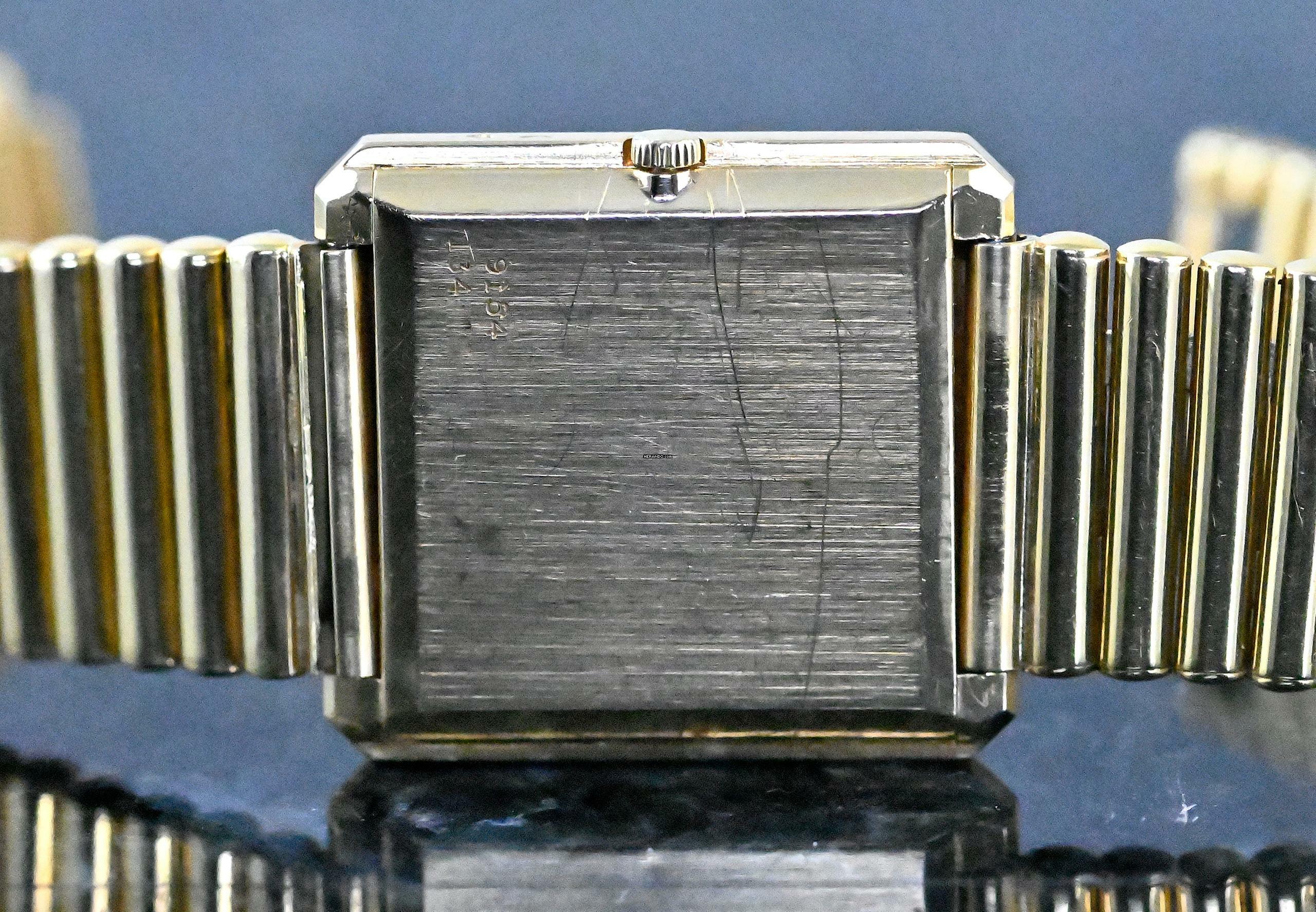 Thumbnail von Piaget Protocole rare Vintage 9154 | Onyx Dial | yellow gold bracelet