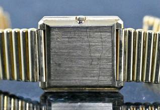 Thumbnail von Piaget Protocole rare Vintage 9154 | Onyx Dial | yellow gold bracelet