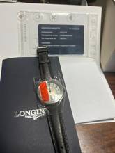 Thumbnail von Longines Lindbergh Hour Angle 5215/4 Hour Angle Lindbergh B + P Deutsche Auslieferung-mit Erstkauf Rechnung Full Set-Neuer Service Hersteller-Sammler Set !!!!