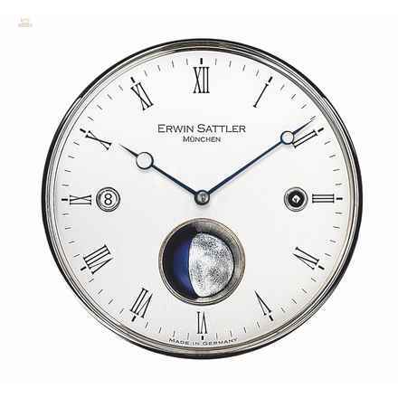 Classica K 70 M – Mondphase & 30 Tage - Limitierte Wanduhr mit 3D-Mondkugel & Fensterdatum