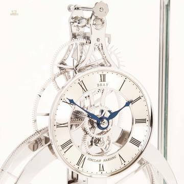 Tischuhr Rosemary - Skelettuhr mit 8 Tage Werk 