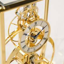 Thumbnail von Tischuhr Rosemary - Skelettuhr mit 8 Tage Werk