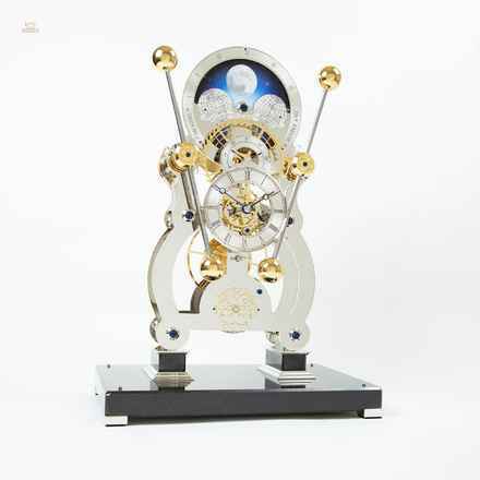 Moonphase Sea Clock - Tischuhr mit Mondphase & 8 Tage Werk