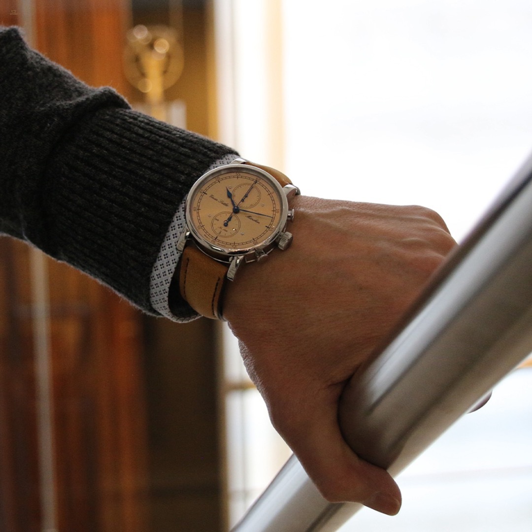 Thumbnail von Chronograph 66 - limitiert - Champagner Zifferblatt