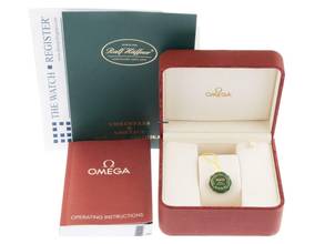 Thumbnail von Omega Seamaster Polaris Big Size Olympia Barcelona Ref.386.1031.1 1992 Box&Beschreibung sehr gut Vintage