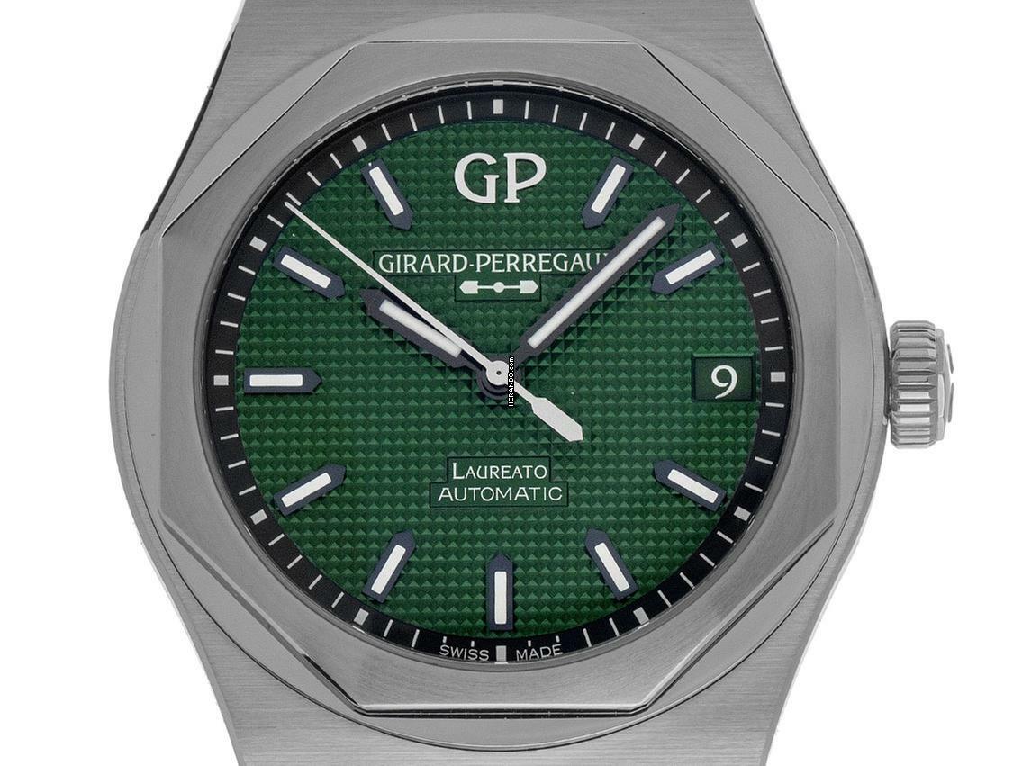  Girard Perregaux Laureato Ref.81010-11-3153-1CM 2025 Full Set Ungetragen 