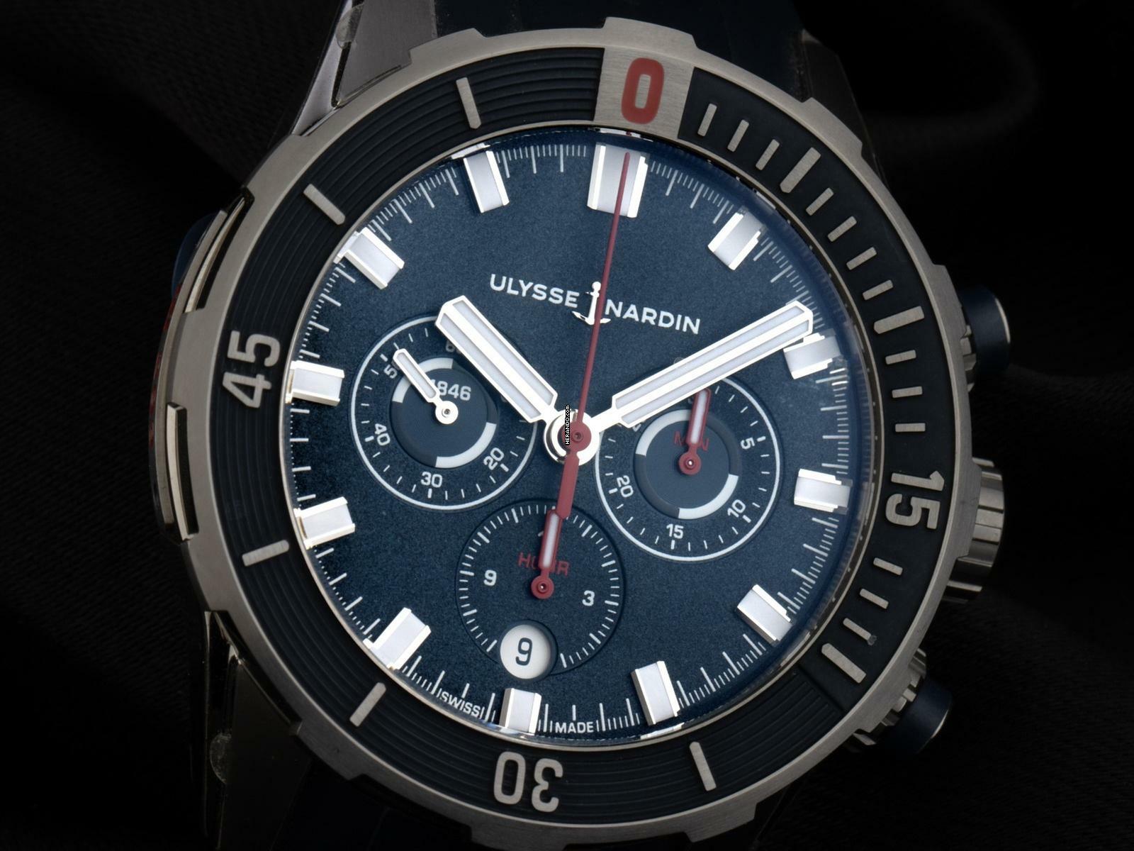 Thumbnail von Ulysse Nardin Diver Chronograph Ref.1503-170-3/93 2025 Full Set Ungetragen