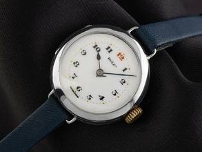 Thumbnail von Rolex Vintage 925 Silber Klappdeckel 1915 original Box sehr gut Vintage