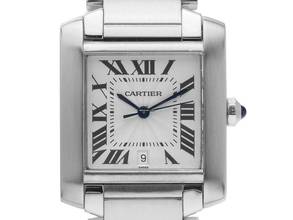Thumbnail von Cartier Tank Française GM Großes Modell Ref.2302 2010 Box&Beschreibung wie Neu Vintage
