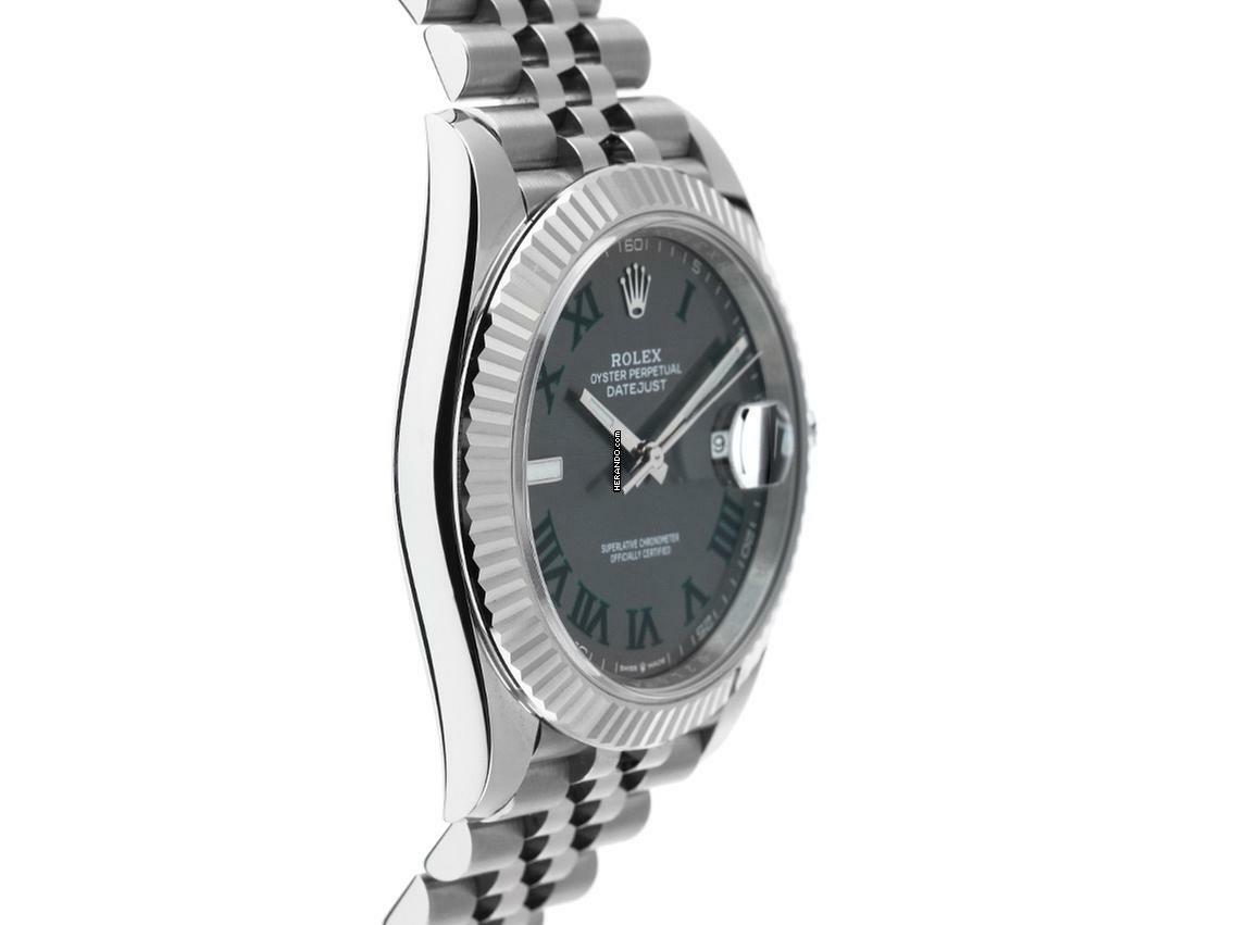 Thumbnail von Rolex Datejust 41 Wimbledon Ref.126334 2019 Full Set wie Neu