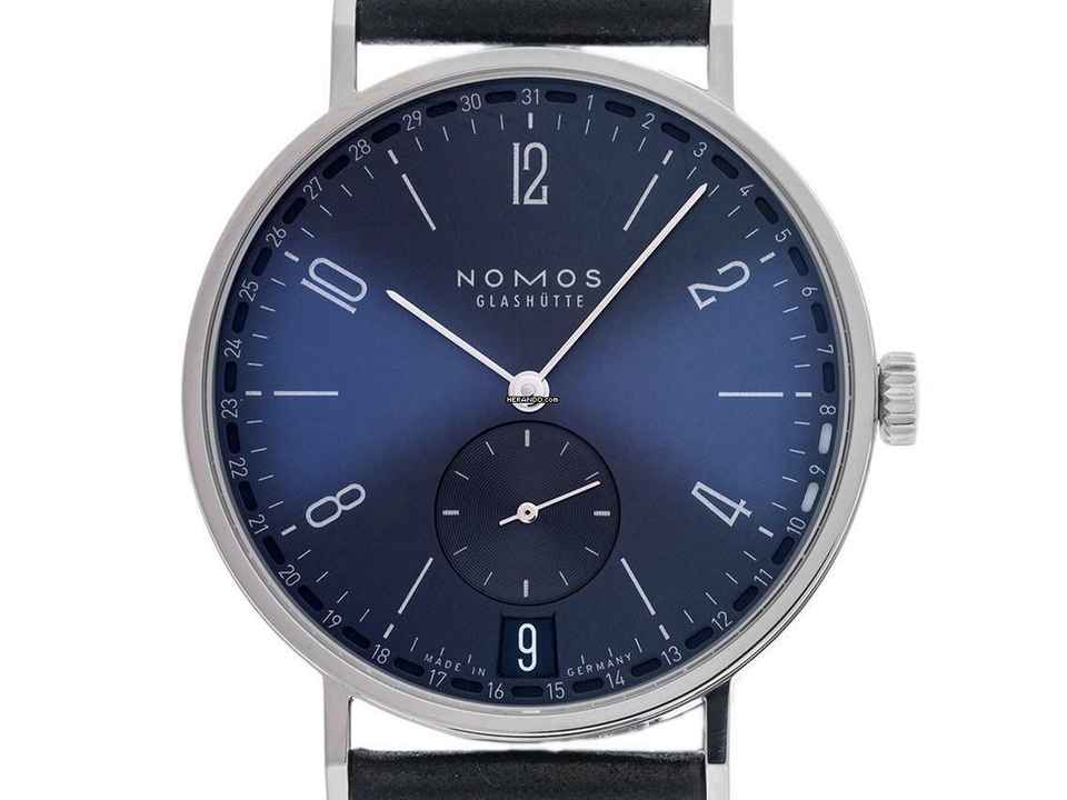  NOMOS Tangente Glashütte Tangente 2 Date Blue Ref.136 2025 Full Set Neu 