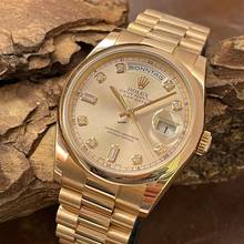Thumbnail von Rolex Day-Date 36 Day-Date Rosé Dia - FULLSET 2003 LC100 - Ref. 118205 Diamond Dial - LC100