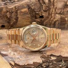 Thumbnail von Rolex Day-Date 36 Day-Date Rosé Dia - FULLSET 2003 LC100 - Ref. 118205 Diamond Dial - LC100