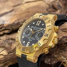 Thumbnail von Bulgari Diagono Diagono Scuba Chronograph - FULLSET - Ref. SC38G - 750er Gelbgold