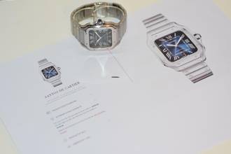 Thumbnail von Cartier Santos de Cartier Large Blue Dial WSSA0030