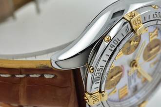 Thumbnail von Breitling Chrono Cockpit Chronograph A13358 Steel Gold