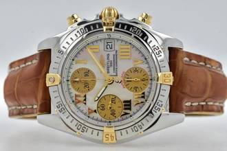 Thumbnail von Breitling Chrono Cockpit Chronograph A13358 Steel Gold