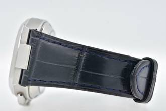 Thumbnail von Glashütte Original Seventies Chronograph Panoramadatum Senator Seventies Panorama Date Chronograph 1-37-02-03-02-30 Blue Dial