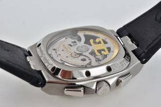 Thumbnail von Glashütte Original Seventies Chronograph Panoramadatum Senator Seventies Panorama Date Chronograph 1-37-02-03-02-30 Blue Dial