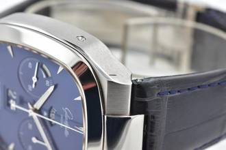 Thumbnail von Glashütte Original Seventies Chronograph Panoramadatum Senator Seventies Panorama Date Chronograph 1-37-02-03-02-30 Blue Dial