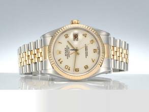 Thumbnail von Rolex Datejust 36 36mm 16233 2003 Edelstahl Gelbgold 750 Automatik Stahl Gold
