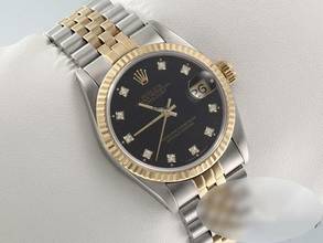 Thumbnail von Rolex Datejust 31 Medium Stahl Gelbgold 750 Diamanten Automatik Gold Stahl Stainless Steel 18kt Yellow Gold Jubilé-band Chronometer Oyster Black Dial