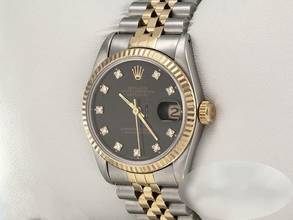 Thumbnail von Rolex Datejust 31 Medium Stahl Gelbgold 750 Diamanten Automatik Gold Stahl Stainless Steel 18kt Yellow Gold Jubilé-band Chronometer Oyster Black Dial