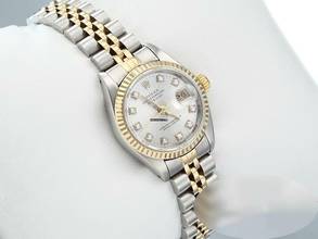 Thumbnail von Rolex Lady-Datejust Edelstahl Gelbgold 750 Diamanten Automatik Gold Stahl Stainless Steel 18kt Yellow Gold Jubilé-band Chronometer Oyster