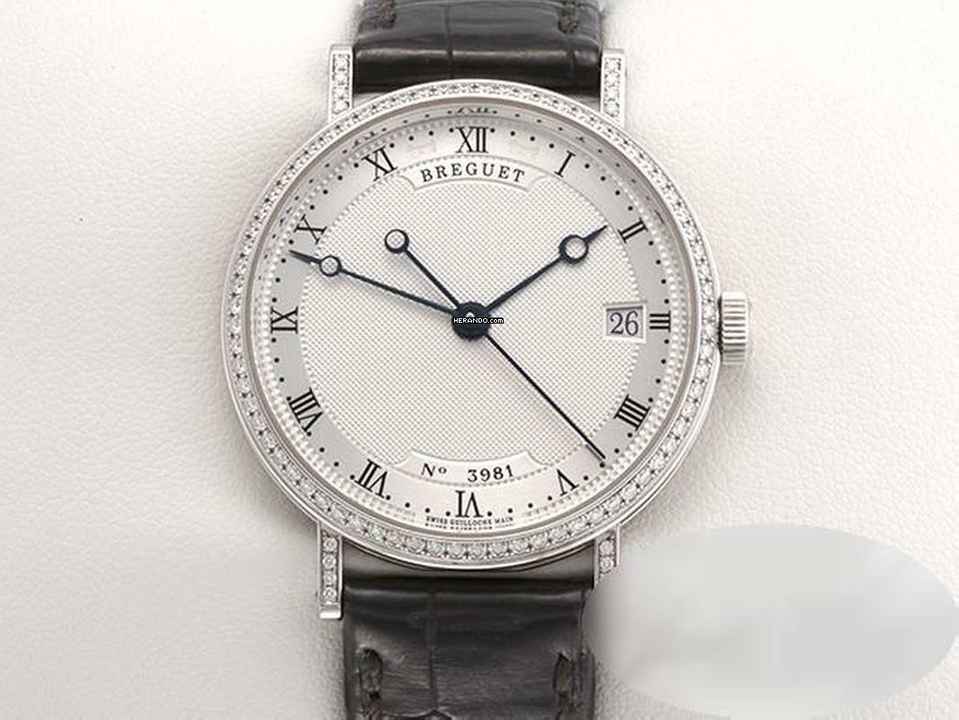  Breguet Classique 9068 33mm Weissgold 750 Diamanten Automatik 18kt White Gold Damen Herren 