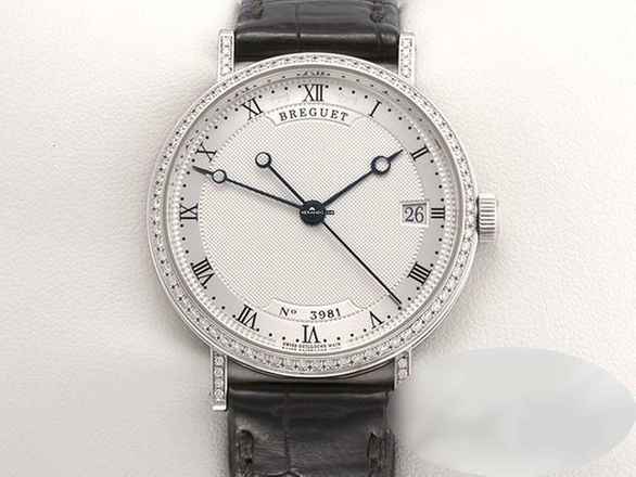  Breguet Classique 9068 33mm Weissgold 750 Diamanten Automatik 18kt White Gold Damen Herren 