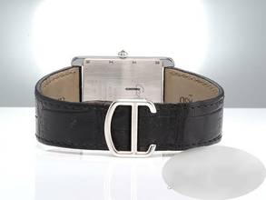 Thumbnail von Cartier Tank Louis Cartier Xl Weissgold 750 Diamanten 2020 Wt200006 Handaufzug 18kt White Gold