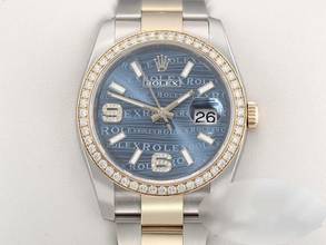 Thumbnail von Rolex Datejust 36 36mm 116243 2011 Stahl Gelbgold 750 Diamanten Automatik Gold