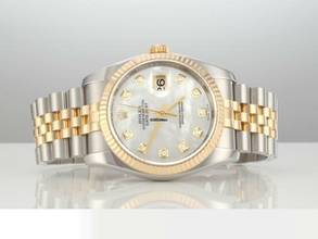 Thumbnail von Rolex Datejust 36 36mm 116233 Perlmutt Diamanten Stahl Gelbgold 750 Automatik Stainless Steel 18kt Yellow Gold Jubilé-band Chronometer Oyster