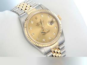 Thumbnail von Rolex Datejust 36 36mm 16233 2000 Stahl Gelbgold 750 Diamanten Automatik Stainless Steel 18kt Yellow Gold Jubilé-band Chronometer Oyster