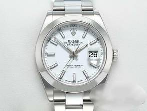 Thumbnail von Rolex Datejust 41 41mm 126300 2017 Lc100 Edelstahl Automatik Herrenuhr Stahl Stainless Steel Oyster-band Chronometer White Dial