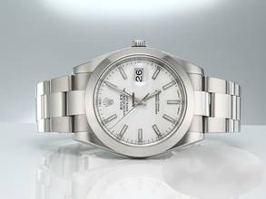 Thumbnail von Rolex Datejust 41 41mm 126300 2017 Lc100 Edelstahl Automatik Herrenuhr Stahl Stainless Steel Oyster-band Chronometer White Dial