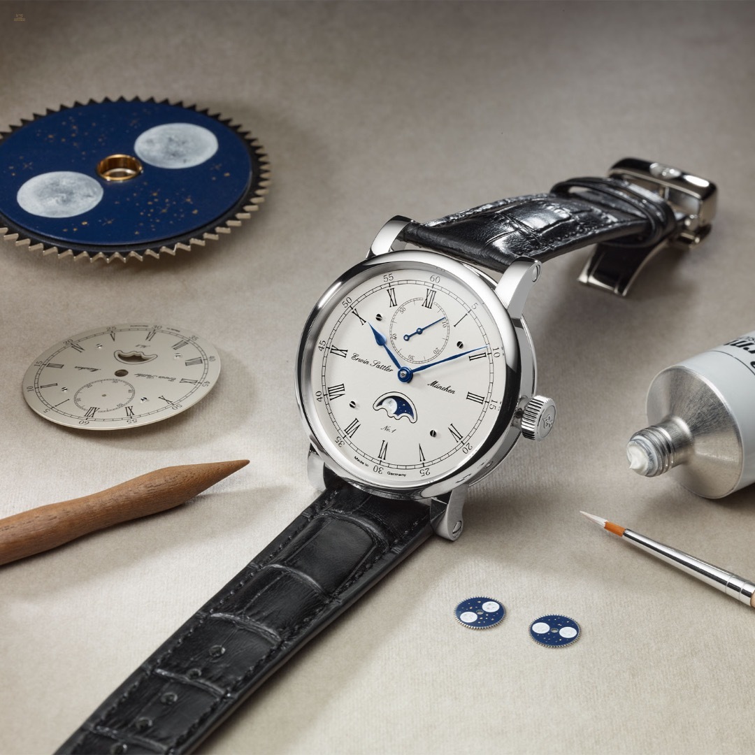 Classica Lunaris - Mechanische Armbanduhr mit Mondphase 