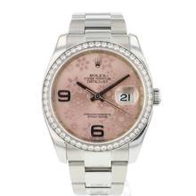 Thumbnail von Rolex Datejust 36 Diamond Bezel Pink Flower Dial
