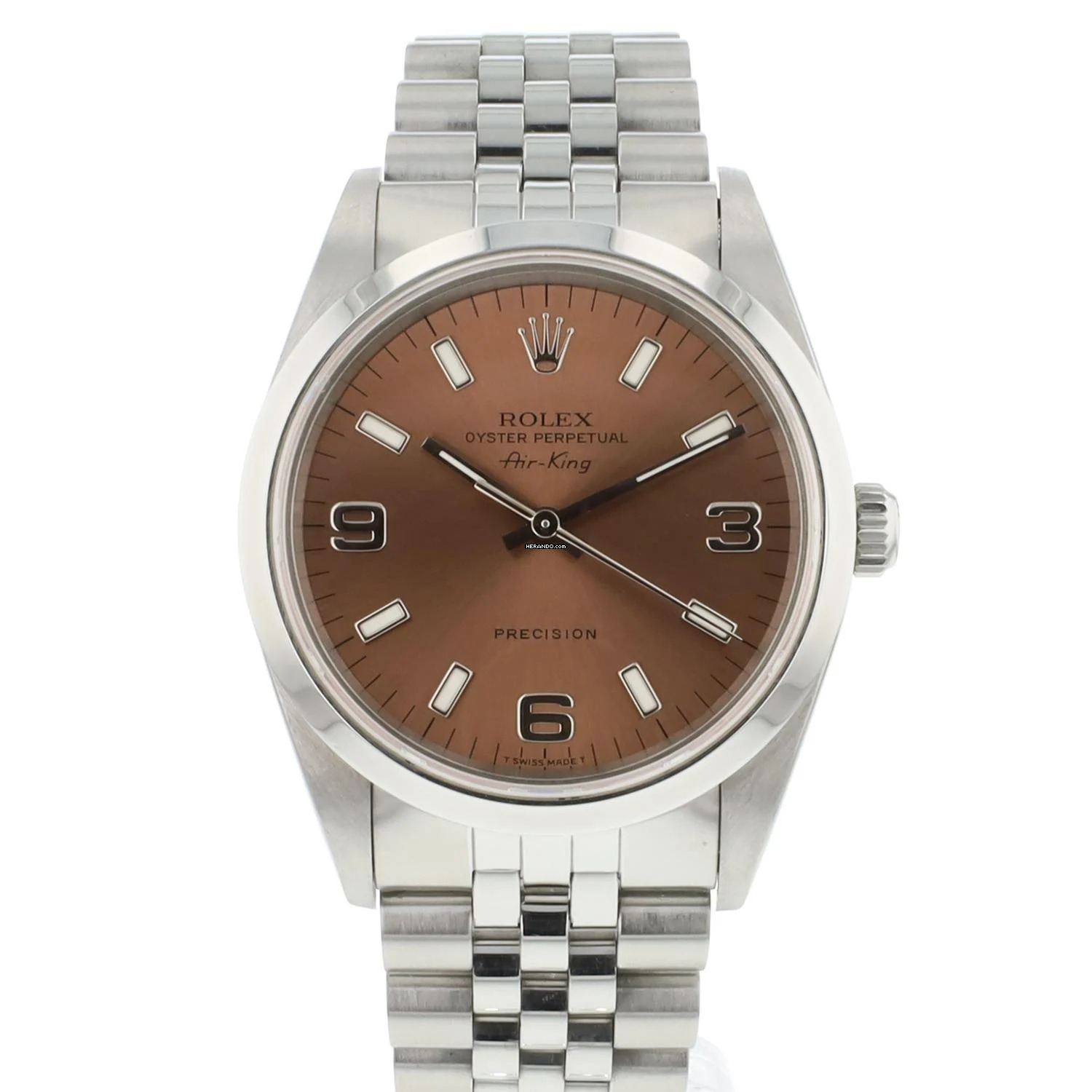  Rolex Air King Precision Salmon Dial 