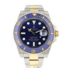 Thumbnail von Rolex Submariner Date Steel Gold Blue Dial