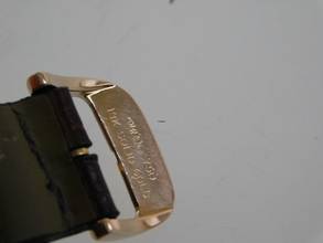 Thumbnail von Jaeger-LeCoultre Reverso Classique Classic Art Deco 18 Karat Rosegold mit Krokoband und original Schließe 18 Karat Rosegold im Top Zustand 23 x 38mm Handaufzug